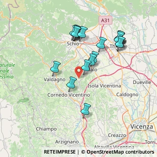 Mappa Via Maddalena di Sotto, 36030 Monte di Malo VI, Italia (7.856)
