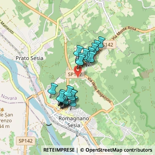 Mappa Via dei Martiri, 28078 Romagnano Sesia NO, Italia (0.72143)