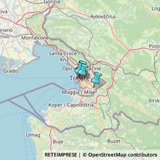 Mappa Via dell'Istria, 34132 Trieste TS, Italia (41.68167)