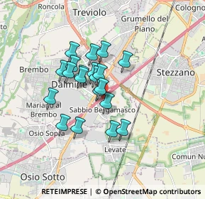 Mappa JJR9+M2, 24044 Dalmine BG, Italia (1.245)