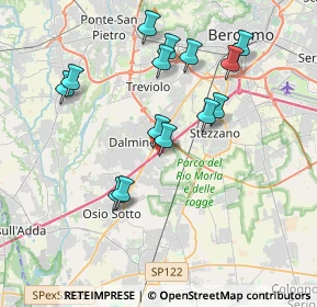 Mappa JJR9+M2, 24044 Dalmine BG, Italia (3.63929)