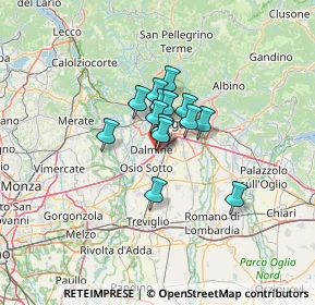 Mappa JJR9+M2, 24044 Dalmine BG, Italia (7.44571)