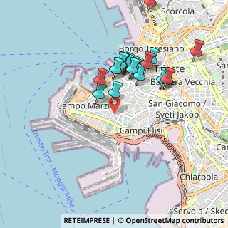 Mappa Via Combi Carlo, 34123 Trieste TS, Italia (0.765)
