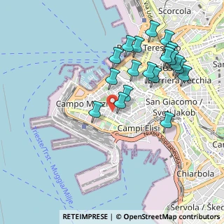 Mappa Via Combi Carlo, 34123 Trieste TS, Italia (0.9995)