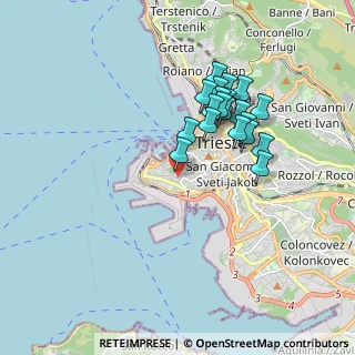Mappa Via Combi Carlo, 34123 Trieste TS, Italia (1.5795)
