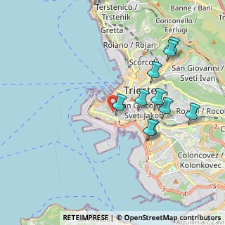 Mappa Via Combi Carlo, 34123 Trieste TS, Italia (2.06545)