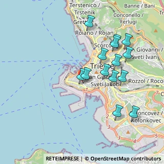 Mappa Via Combi Carlo, 34123 Trieste TS, Italia (1.88643)