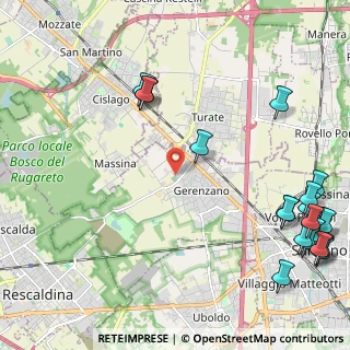 Mappa Via Fagnanella, 21040 Gerenzano VA, Italia (3.164)