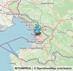 Mappa Via Limitanea, 34138 Trieste TS, Italia (61.99143)
