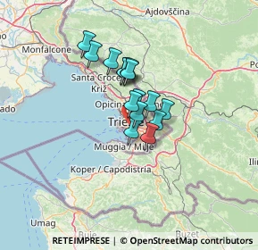 Mappa 34138 Trieste TS, Italia (8.09133)