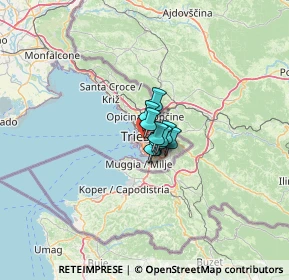 Mappa Via Limitanea, 34138 Trieste TS, Italia (12.85)