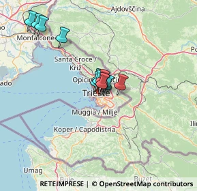 Mappa 34138 Trieste TS, Italia (9.80667)