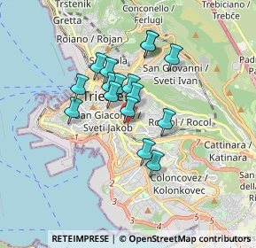 Mappa Via Limitanea, 34138 Trieste TS, Italia (1.28)