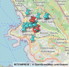 Mappa 34138 Trieste TS, Italia (1.1225)