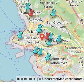 Mappa 34138 Trieste TS, Italia (1.49615)