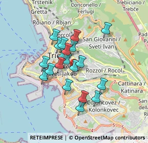 Mappa Via Limitanea, 34138 Trieste TS, Italia (1.33)
