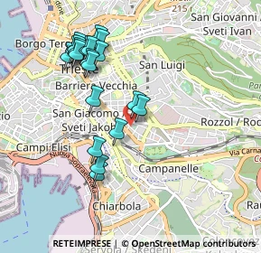 Mappa Via Limitanea, 34138 Trieste TS, Italia (0.9635)