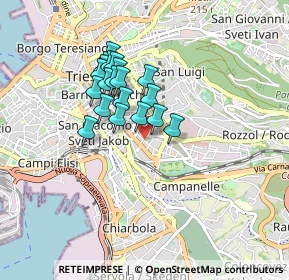 Mappa 34138 Trieste TS, Italia (0.6685)