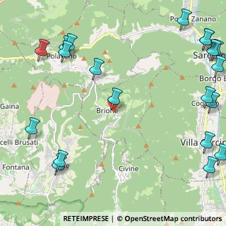 Mappa Via Montini, 25060 Brione BS, Italia (3.3625)