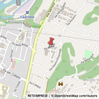 Mappa Via roma, 25031 Capriolo, Brescia (Lombardia)