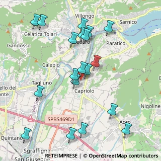 Mappa Via Gottardi Angelo, 25031 Capriolo BS, Italia (2.23368)