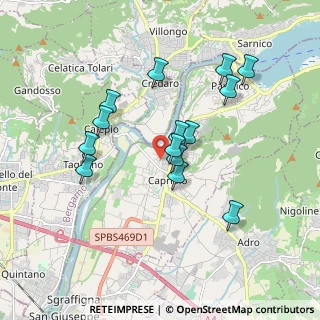 Mappa Via Gottardi Angelo, 25031 Capriolo BS, Italia (1.64071)