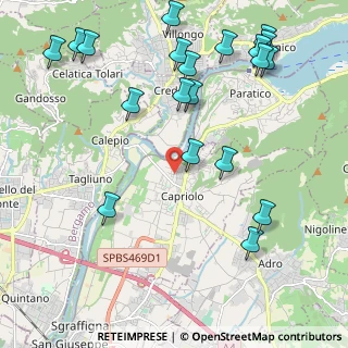 Mappa Via Gottardi Angelo, 25031 Capriolo BS, Italia (2.6125)