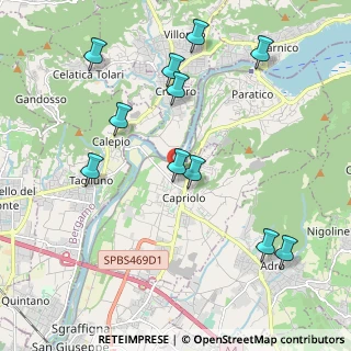 Mappa Via Gottardi Angelo, 25031 Capriolo BS, Italia (2.21091)