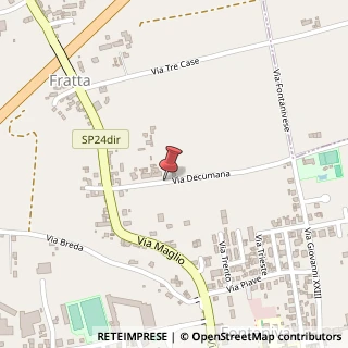Mappa Via Decumana, 21, 35014 Fontaniva, Padova (Veneto)
