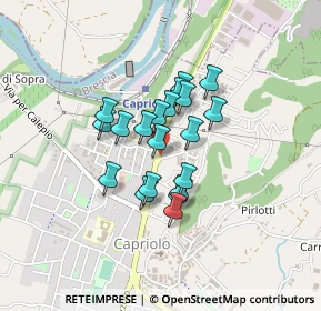 Mappa Capriolo - Trattoria Sole, 25031 Capriolo BS, Italia (0.291)