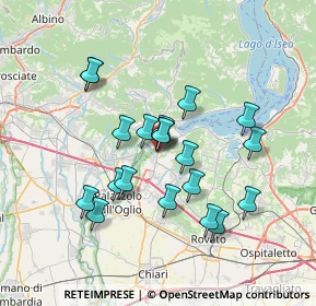 Mappa Capriolo - Trattoria Sole, 25031 Capriolo BS, Italia (6.2245)