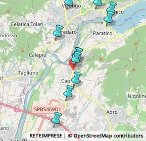 Mappa Capriolo - Trattoria Sole, 25031 Capriolo BS, Italia (2.2025)