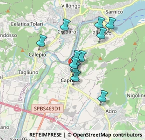 Mappa Capriolo - Trattoria Sole, 25031 Capriolo BS, Italia (1.41818)
