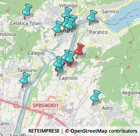 Mappa Capriolo - Trattoria Sole, 25031 Capriolo BS, Italia (1.75929)