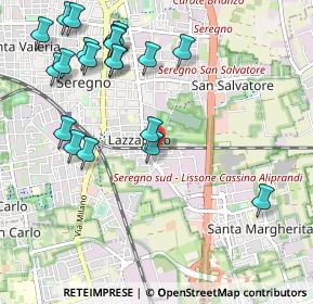 Mappa Via Francesco Cilea, 20831 Seregno MB, Italia (1.2105)