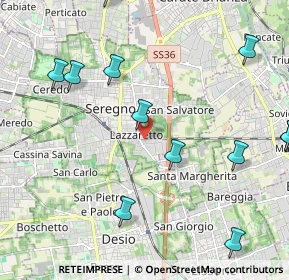 Mappa Via Francesco Cilea, 20831 Seregno MB, Italia (2.75846)