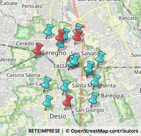 Mappa Via Francesco Cilea, 20831 Seregno MB, Italia (1.53278)