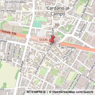 Mappa Via G. Garibaldi, 52, 21010 Cardano al Campo, Varese (Lombardia)