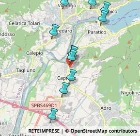 Mappa Via Roma, 25031 Capriolo BS, Italia (2.19333)