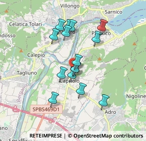 Mappa Via Roma, 25031 Capriolo BS, Italia (1.46867)