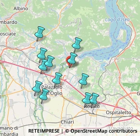 Mappa Via Roma, 25031 Capriolo BS, Italia (6.81333)