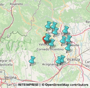 Mappa Via Lungo Rio, 36078 Valdagno VI, Italia (10.87846)
