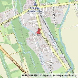Mappa Via dei Partigiani, 4, 28012 Cressa, Novara (Piemonte)