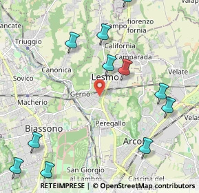 Mappa Via Petrarca, 20855 Lesmo MB, Italia (2.67)