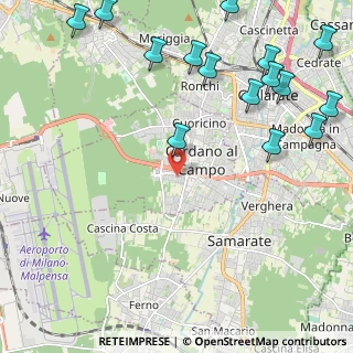 Mappa Via Fratelli Cervi, 21010 Cardano Al Campo VA, Italia (2.992)