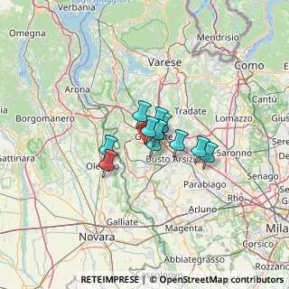 Mappa Via Fratelli Cervi, 21010 Cardano Al Campo VA, Italia (6.85727)