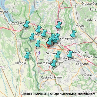 Mappa Via Fratelli Cervi, 21010 Cardano Al Campo VA, Italia (5.33438)