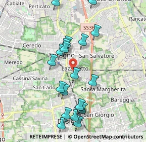 Mappa Via Bergamo, 20831 Seregno MB, Italia (1.988)