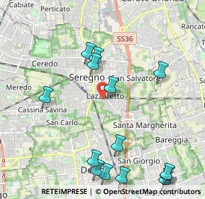 Mappa Via Bergamo, 20831 Seregno MB, Italia (2.51143)