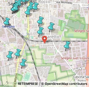 Mappa Via Bergamo, 20831 Seregno MB, Italia (0.76)